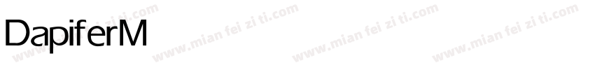 Dapifer Medium字体转换